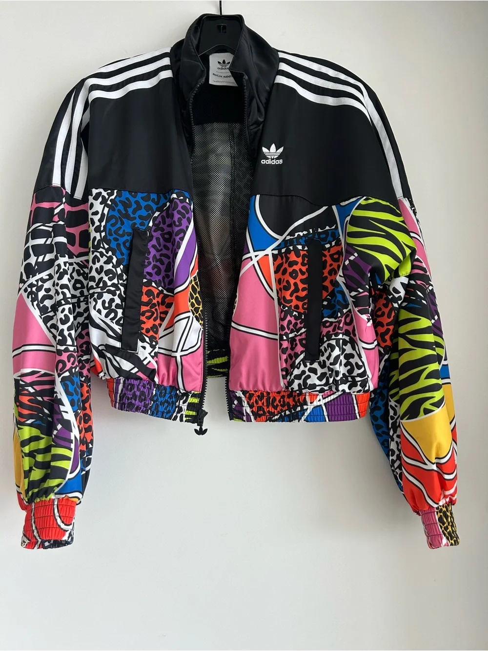 Adidas Originals x Rich Mnisi Cropped Jacket - WORE ONCE - Size XS - Picture 6 of 10